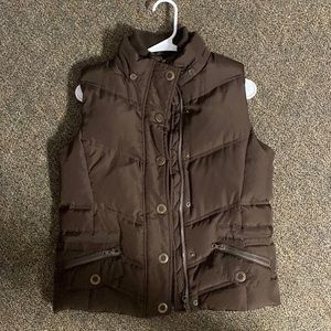 Brown Puffer Vest